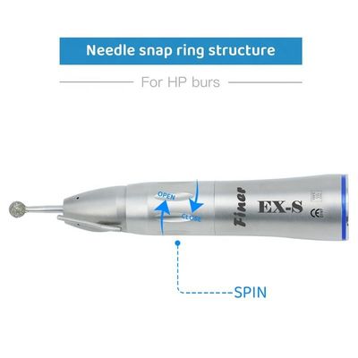 Dụng cụ cấy ghép nha khoa bền CE, Tay khoan phẫu thuật thẳng bằng sợi quang Nha khoa