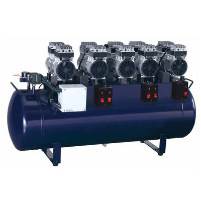 Máy nén khí nha khoa cầm tay bền bỉ Blue 180L Oil Free Silent 1-To-10