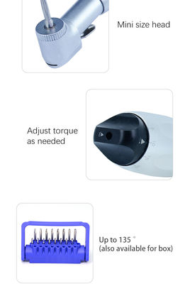 Cờ lê mô-men xoắn đa năng bền màu bạc Cấy ghép nha khoa đa năng