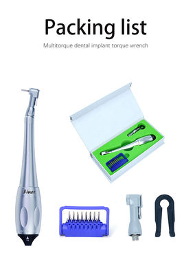 Cờ lê mô-men xoắn đa năng bền màu bạc Cấy ghép nha khoa đa năng
