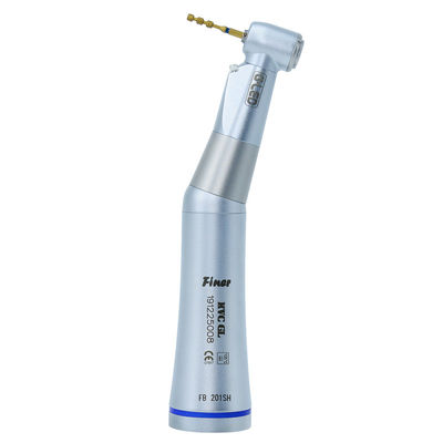 Contra Angle Metal Nha khoa Tốc độ chậm Tay cầm Màu xanh Kết nối loại E