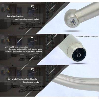 Bộ dụng cụ cầm tay nha khoa học thuật dành cho sinh viên 2 lỗ 4 lỗ tốc độ thấp Contra Angle