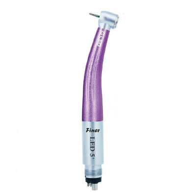 Tay khoan tuabin không khí tốc độ cao 2 lỗ 4 lỗ Chất liệu kim loại với 5 đèn LED