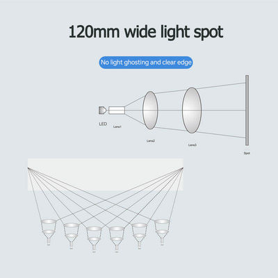 Đèn LED nha khoa 3500-5500K Đèn có thể tháo rời 8 bóng đèn