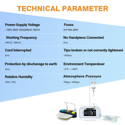 Máy phẫu thuật Piezo tiệt trùng bằng nồi hấp tiệt trùng cho phẫu thuật cấy ghép nha khoa nâng mũi