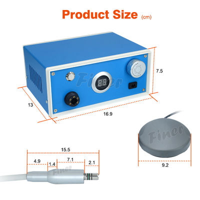 Thiết bị phòng thí nghiệm nha khoa không chổi than Micromotor với bàn đạp chân