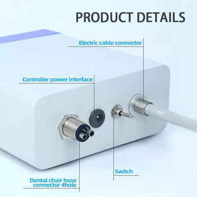 Động cơ điện nha khoa được chiếu sáng bằng đèn LED với vòng màu đỏ Tay cầm tăng 1/5