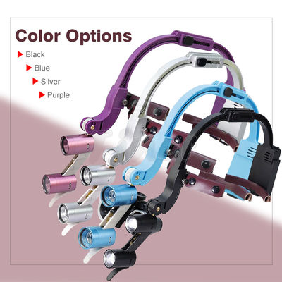 Headband có thể điều chỉnh Nha khoa Đèn pha Led Ống nhòm Loupes 2,5x 3,5x