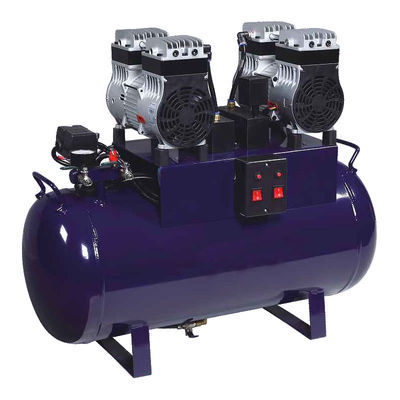 Máy nén khí nha khoa Blue 128L không dầu im lặng 1 đến 8 cho ghế phòng khám