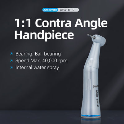 Ống xoáy không khí Tốc độ thấp Contra Angle Dental Handpiece With Internal Water Spray
