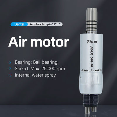 Ống khí 2/4 lỗ Ống khí động cơ răng tay đơn vị với phun bên trong