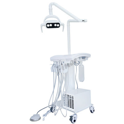 Dental Tray đèn LED vận hành đơn vị nha khoa di động với máy nén không khí