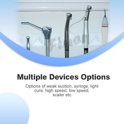 Dental Tray đèn LED vận hành đơn vị nha khoa di động với máy nén không khí
