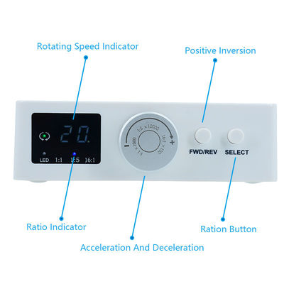 40000rpm LED Micromotor phẫu thuật xương không chải Electric Motor răng chuẩn bị
