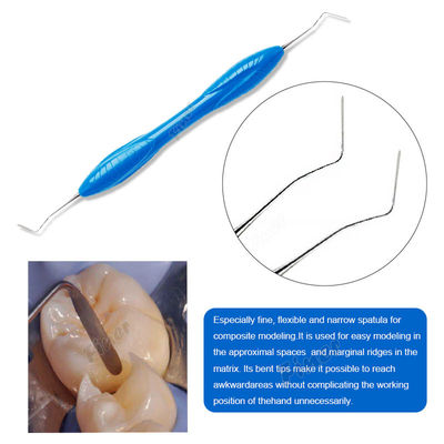 Dental composite nhựa đầy dụng cụ 7 mảnh vật liệu thép không gỉ