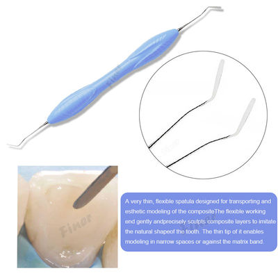 Dental composite nhựa đầy dụng cụ 7 mảnh vật liệu thép không gỉ
