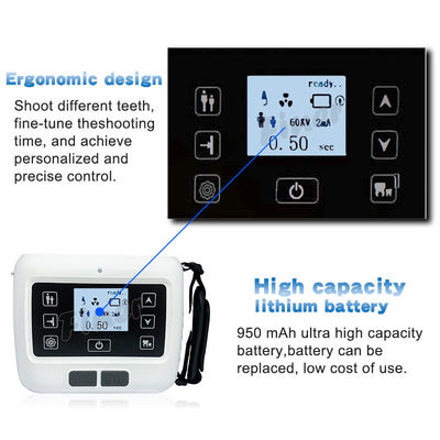 Đơn vị nha khoa 100KHZ Máy chụp X quang nha khoa Đèn xách tay với cảm biến RVG