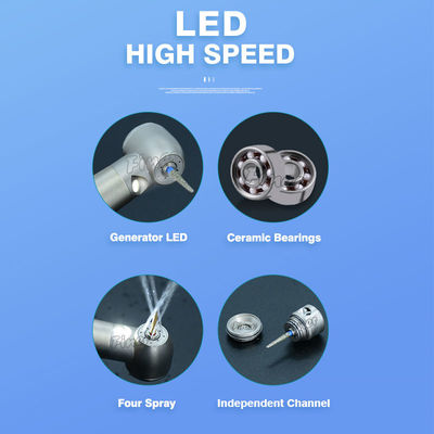 Dental High Speed Handpiece LED với E-Generator Dental Handpiece