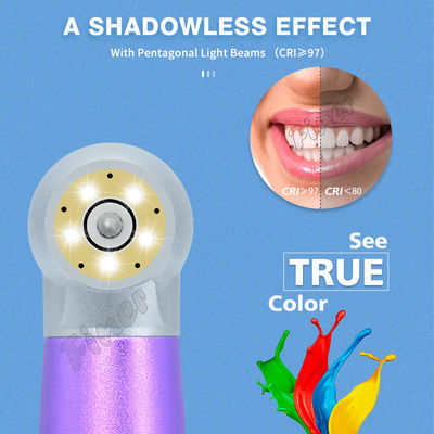 Máy cầm khí tuỳ khí màu sắc năm đèn LED ánh sáng tốc độ cao bàn tay răng