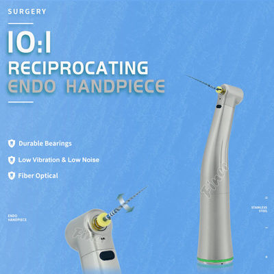 Sợi quang 10: 1 Đồ cầm tay nha khoa 10: 1 Đồ cầm tay nha khoa tốc độ thấp Endodontic Contra Angle