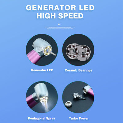 5 LED màu bàn tay nha khoa bàn tay nha khoa 5 LED nha khoa tốc độ cao màu bàn tay