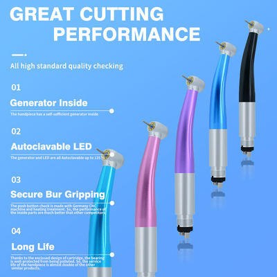 5 LED màu bàn tay nha khoa bàn tay nha khoa 5 LED nha khoa tốc độ cao màu bàn tay
